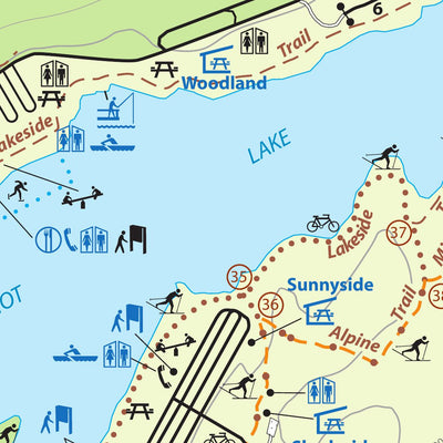 Gifford Pinchot State Park Map Preview 2