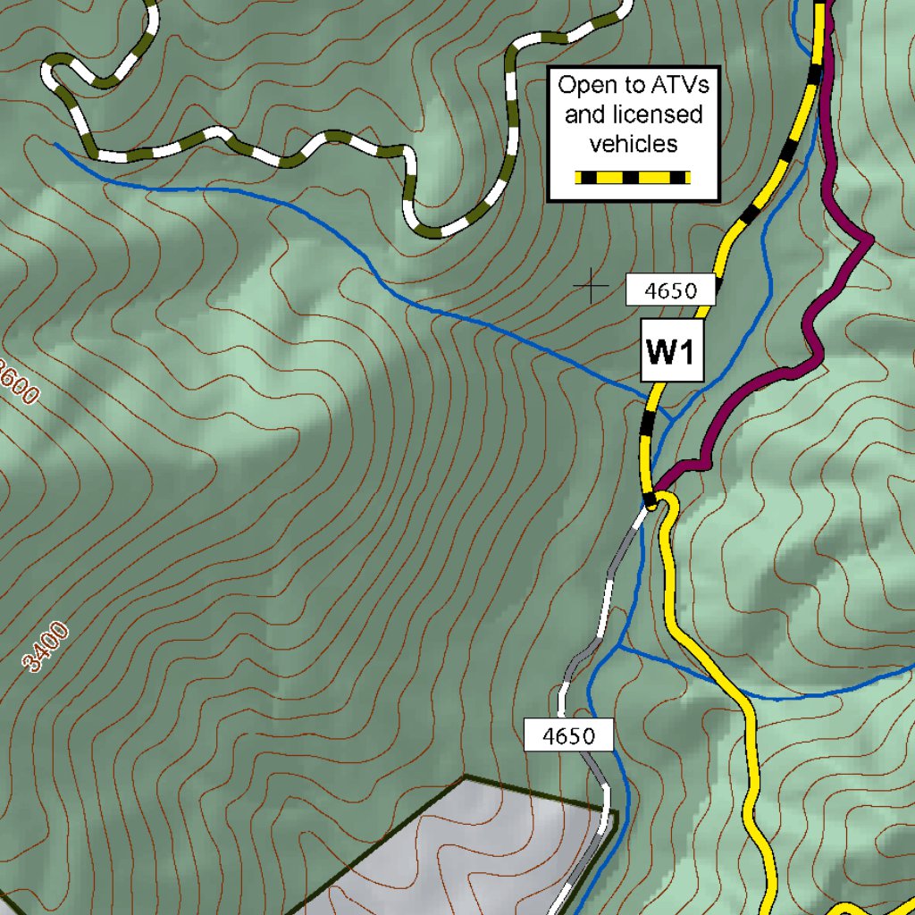 Wayehutta Off Highway Vehicle Area Map by US Forest Service R8 | Avenza ...