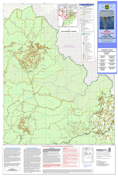 Clearwater NF OSVUM 3 of 6 North Fork RD East half Map 3 Preview 1