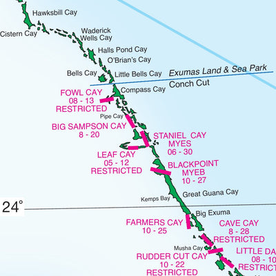 Bahamas 2014 Travel & Aeronautical Chart Preview 2