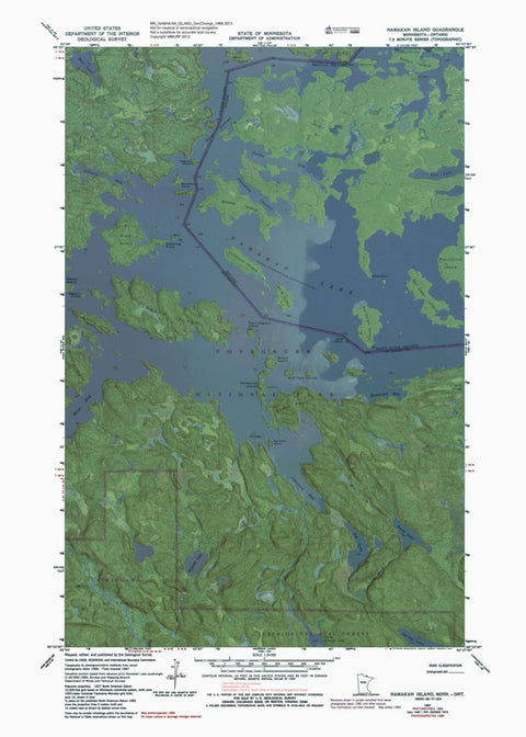 MN-NAMAKAN ISLAND: GeoChange 1966-2013 Preview 1