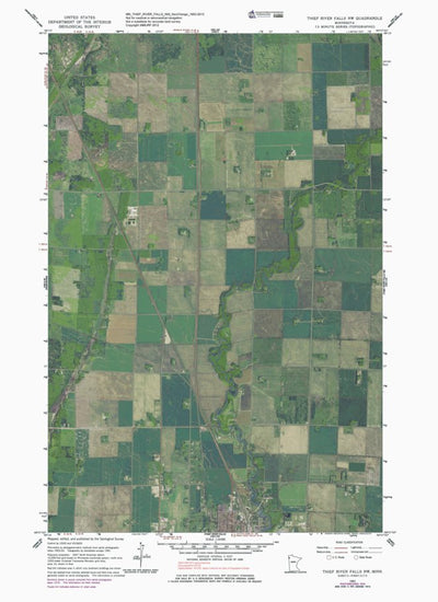 MN-THIEF RIVER FALLS NW: GeoChange 1953-2013 Preview 1