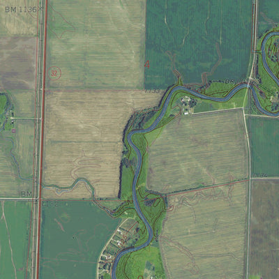MN-THIEF RIVER FALLS NW: GeoChange 1953-2013 Preview 2