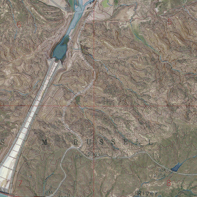 MT-MILK RIVER HILLS: GeoChange 1971-2013 Preview 3