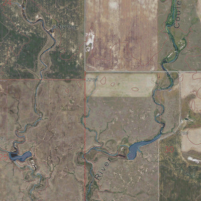 MT-MILK RIVER COULEE: GeoChange 1971-2013 Preview 3