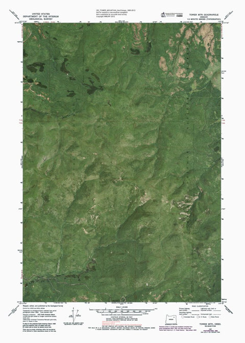 OR-TOWER MOUNTAIN: GeoChange 1965-2012 Preview 1