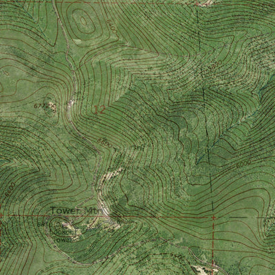 OR-TOWER MOUNTAIN: GeoChange 1965-2012 Preview 2