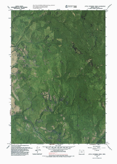 OR-LITTLE CATHERINE CREEK: GeoChange 1963-2012 Preview 1