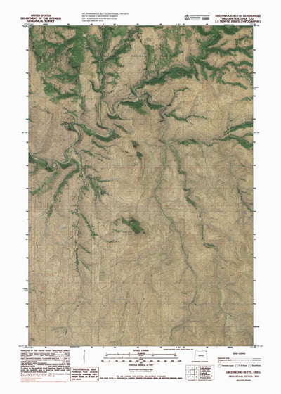 OR-GREENWOOD BUTTE: GeoChange 1981-2012 Preview 1