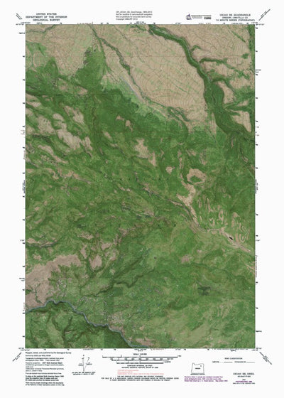 OR-UKIAH SE: GeoChange 1965-2012 Preview 1
