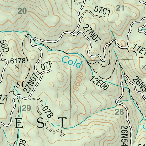 Kettle Rock (2012) Map by US Forest Service R5 | Avenza Maps