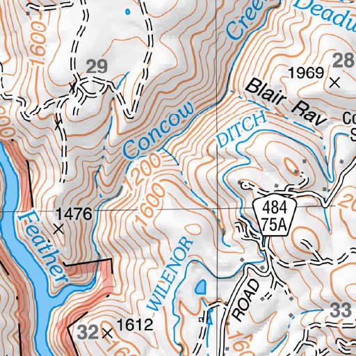 Cherokee (2012) Map by US Forest Service R5 | Avenza Maps