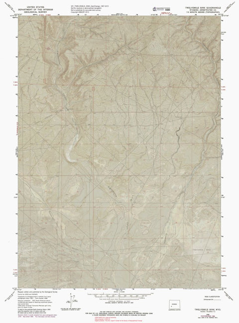 WY-TWELVEMILE SINK: GeoChange 1967-2012 Preview 1