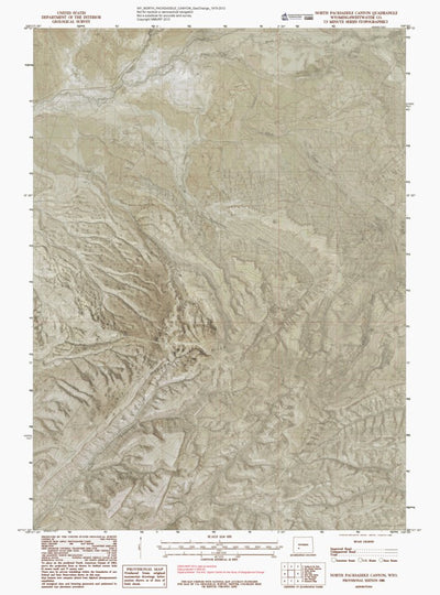 WY-NORTH PACKSADDLE CANYON: GeoChange 1979-2012 Preview 1