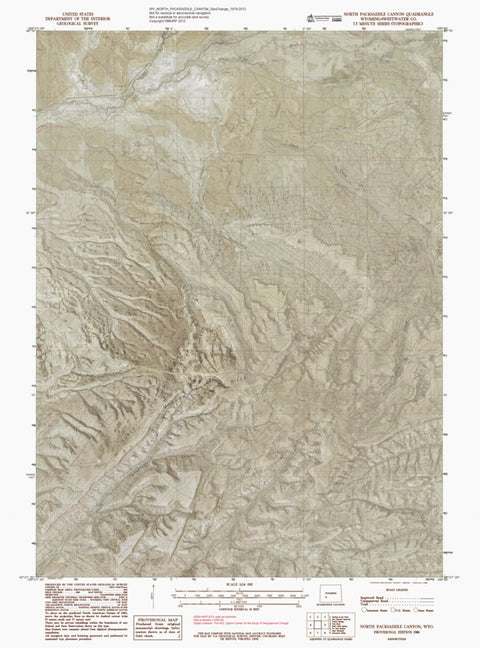 WY-NORTH PACKSADDLE CANYON: GeoChange 1979-2012 Preview 1