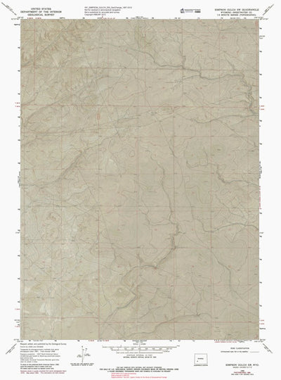 WY-SIMPSON GULCH SW: GeoChange 1967-2012 Preview 1