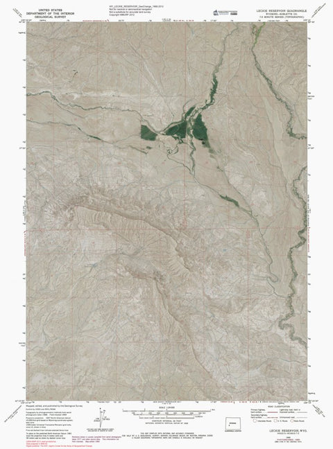 WY-LECKIE RESERVOIR: GeoChange 1968-2012 Preview 1