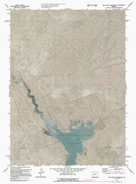 WY-BIG SANDY RESERVOIR: GeoChange 1968-2012 Preview 1