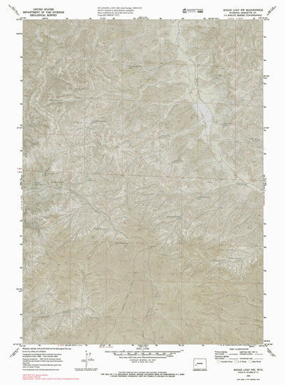 WY-SUGAR LOAF NW: GeoChange 1968-2012 Preview 1