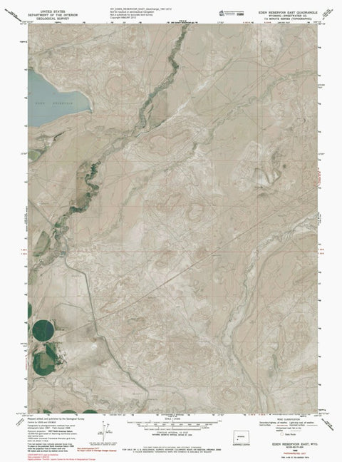 WY-EDEN RESERVOIR EAST: GeoChange 1967-2012 Preview 1