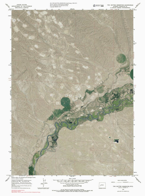 WY-TWO BUTTES RESERVOIR: GeoChange 1963-2012 Preview 1