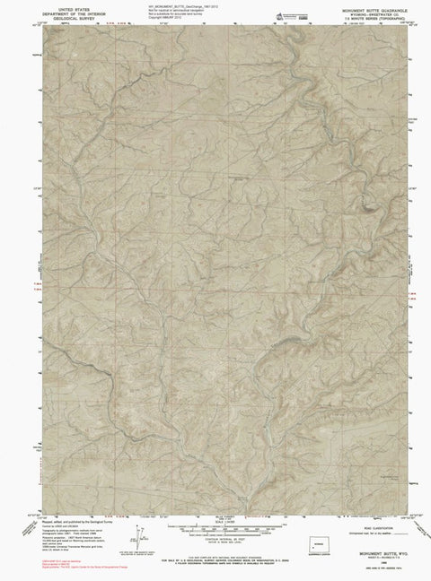 WY-MONUMENT BUTTE: GeoChange 1967-2012 Preview 1