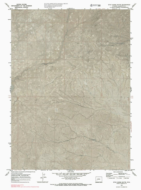 WY-STUD HORSE BUTTE: GeoChange 1968-2012 Preview 1