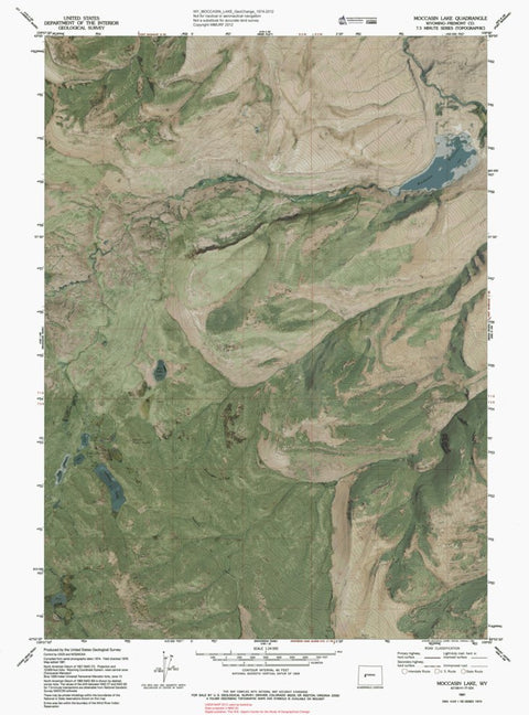 WY-MOCCASIN LAKE: GeoChange 1974-2012 Preview 1