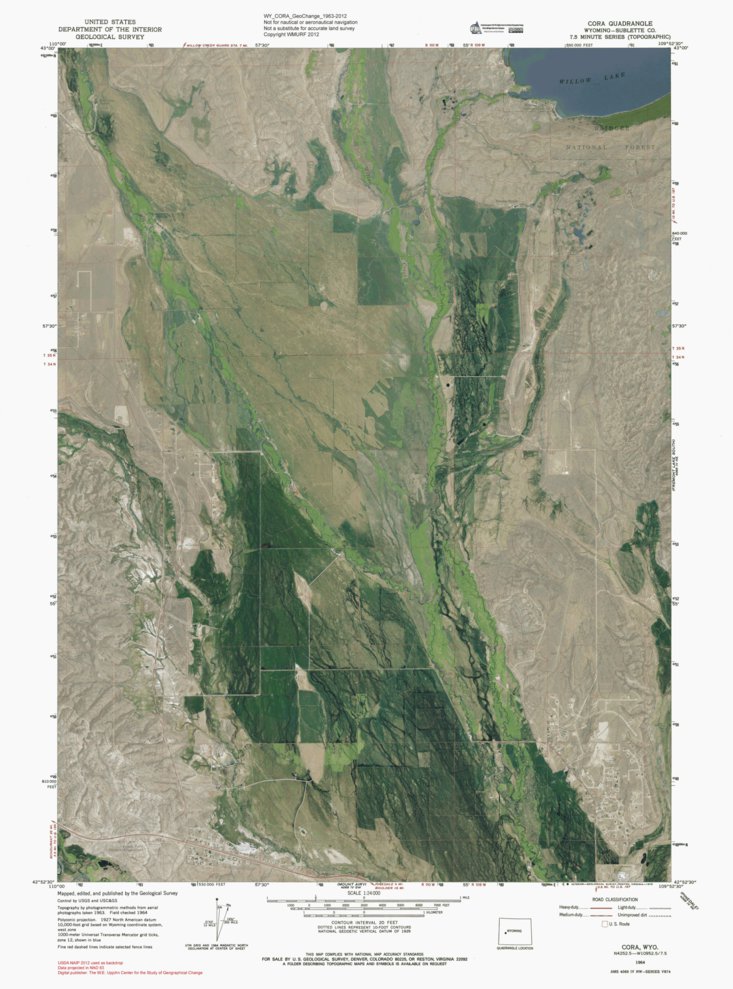 WY-CORA: GeoChange 1963-2012 Map by Western Michigan University ...