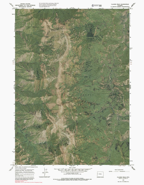 WY-CLAUSE PEAK: GeoChange 1964-2012 Preview 1