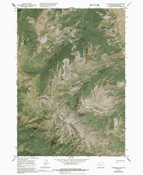 WY-TURQUOISE LAKE: GeoChange 1964-2012 Preview 1