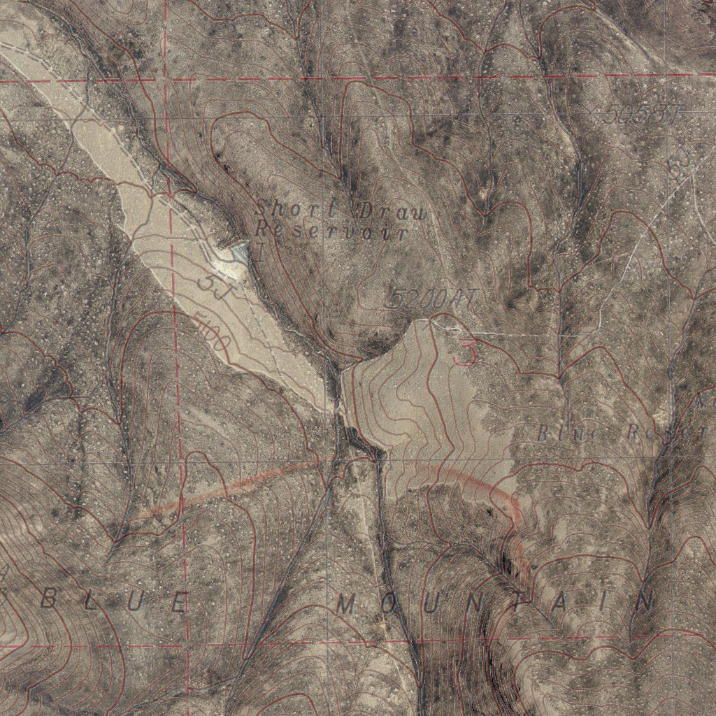 OR-THREE MAN BUTTE WELL: GeoChange 1975-2012 Map by Western Michigan ...