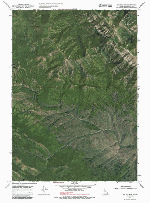 ID-BIG ELK MOUNTAIN: GeoChange 1965-2011 Preview 1