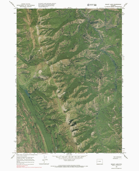 WY-BAILEY LAKE: GeoChange 1964-2012 Preview 1