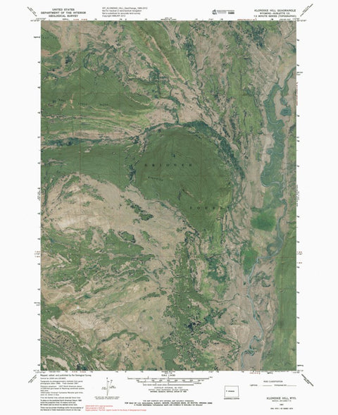 WY-KLONDIKE HILL: GeoChange 1966-2012 Preview 1