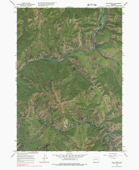 WY-PINE CREEK: GeoChange 1964-2012 Preview 1