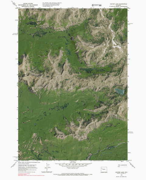 WY-CRATER LAKE: GeoChange 1964-2012 Preview 1