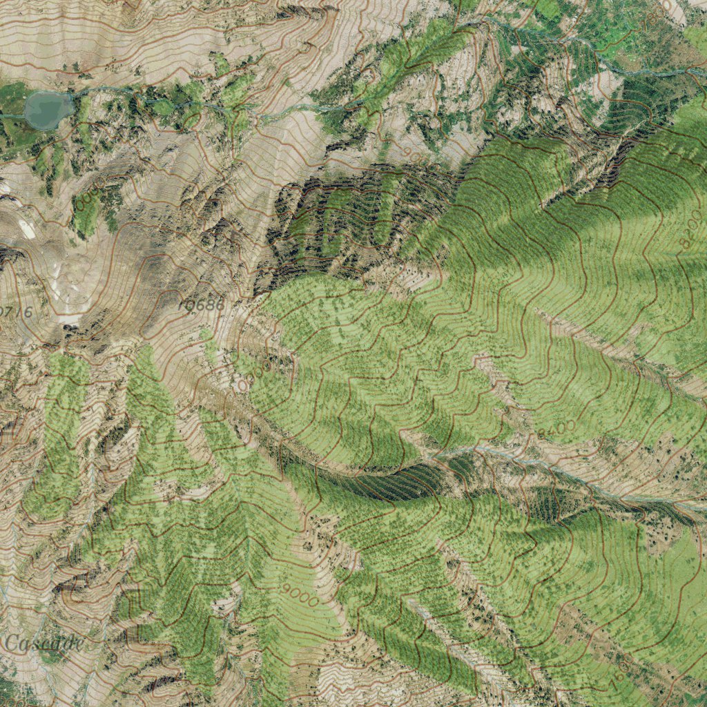 WY-COLTER BAY: GeoChange 1967-2012 Map by Western Michigan University ...