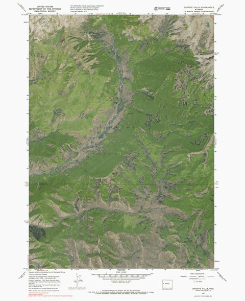 WY-GRANITE FALLS: GeoChange 1966-2012 Preview 1