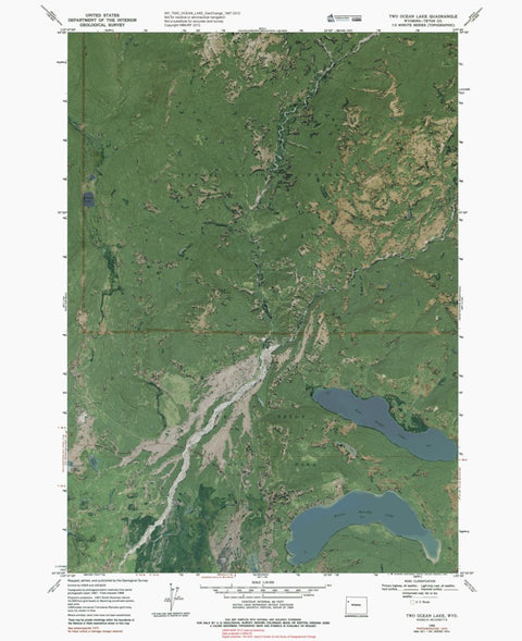 WY-TWO OCEAN LAKE: GeoChange 1967-2012 Preview 1