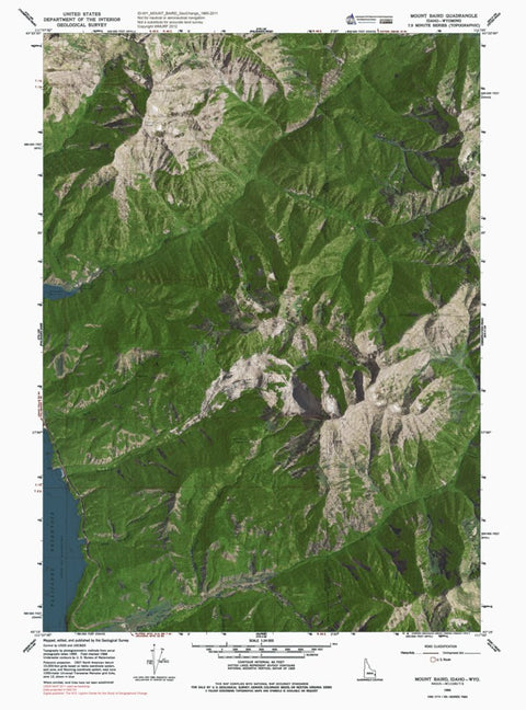 ID-WY-MOUNT BAIRD: GeoChange 1965-2011 Preview 1