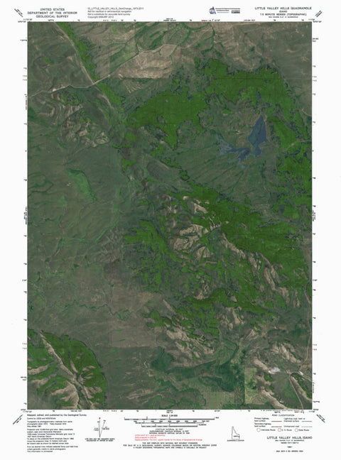 ID-LITTLE VALLEY HILLS: GeoChange 1973-2011 Preview 1