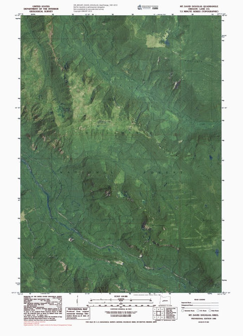 OR-MOUNT DAVID DOUGLAS: GeoChange 1981-2012 Preview 1