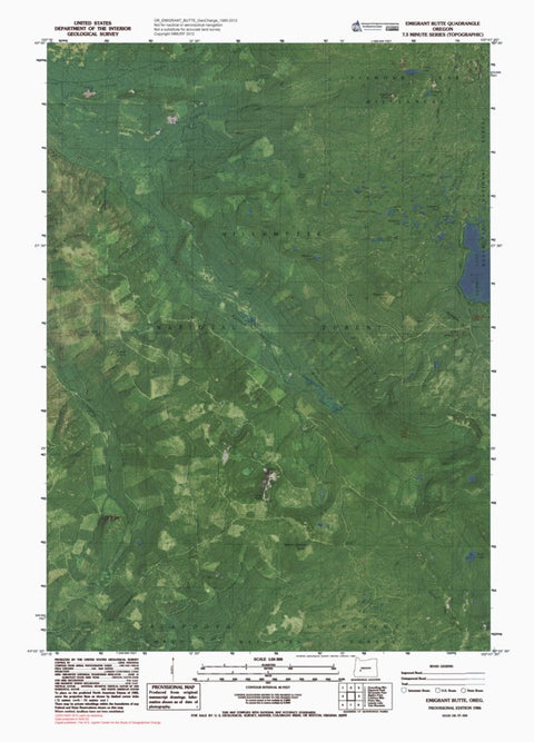 OR-EMIGRANT BUTTE: GeoChange 1980-2012 Preview 1