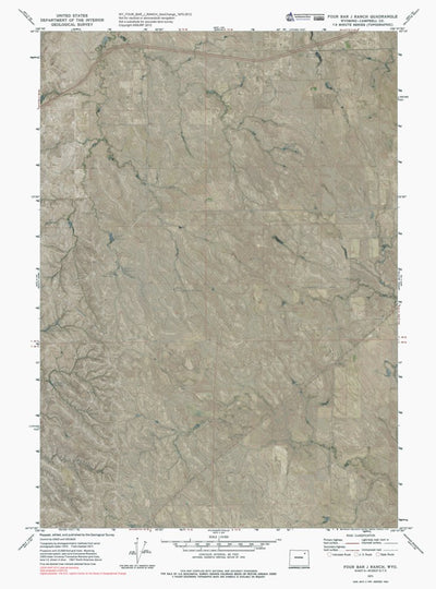 WY-FOUR BAR J RANCH: GeoChange 1970-2012 Preview 1