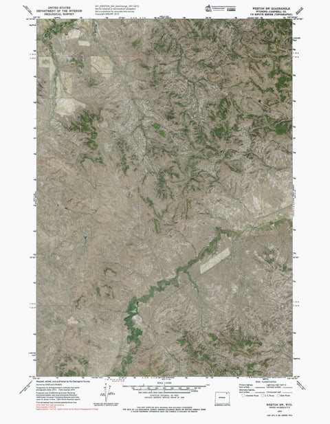 WY-WESTON SW: GeoChange 1971-2012 Preview 1