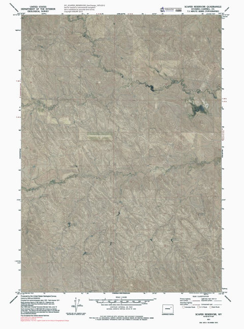 WY-SCAPER RESERVOIR: GeoChange 1970-2012 Preview 1