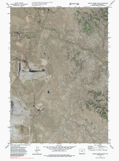 WY-SADDLE HORSE BUTTE: GeoChange 1970-2012 Preview 1