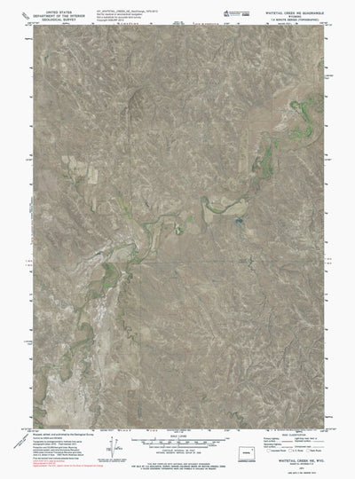 WY-WHITETAIL CREEK NE: GeoChange 1970-2012 Preview 1