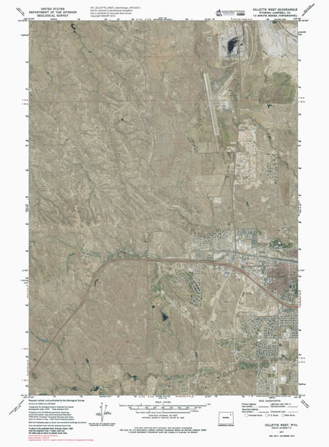 WY-GILLETTE WEST: GeoChange 1970-2012 Preview 1